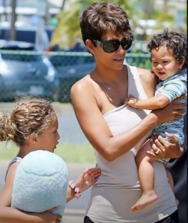 Jerome Jesse Berry's daughter Halle Berry and grandkids Nahla Ariela Aubry and Maceo Robert Martinez